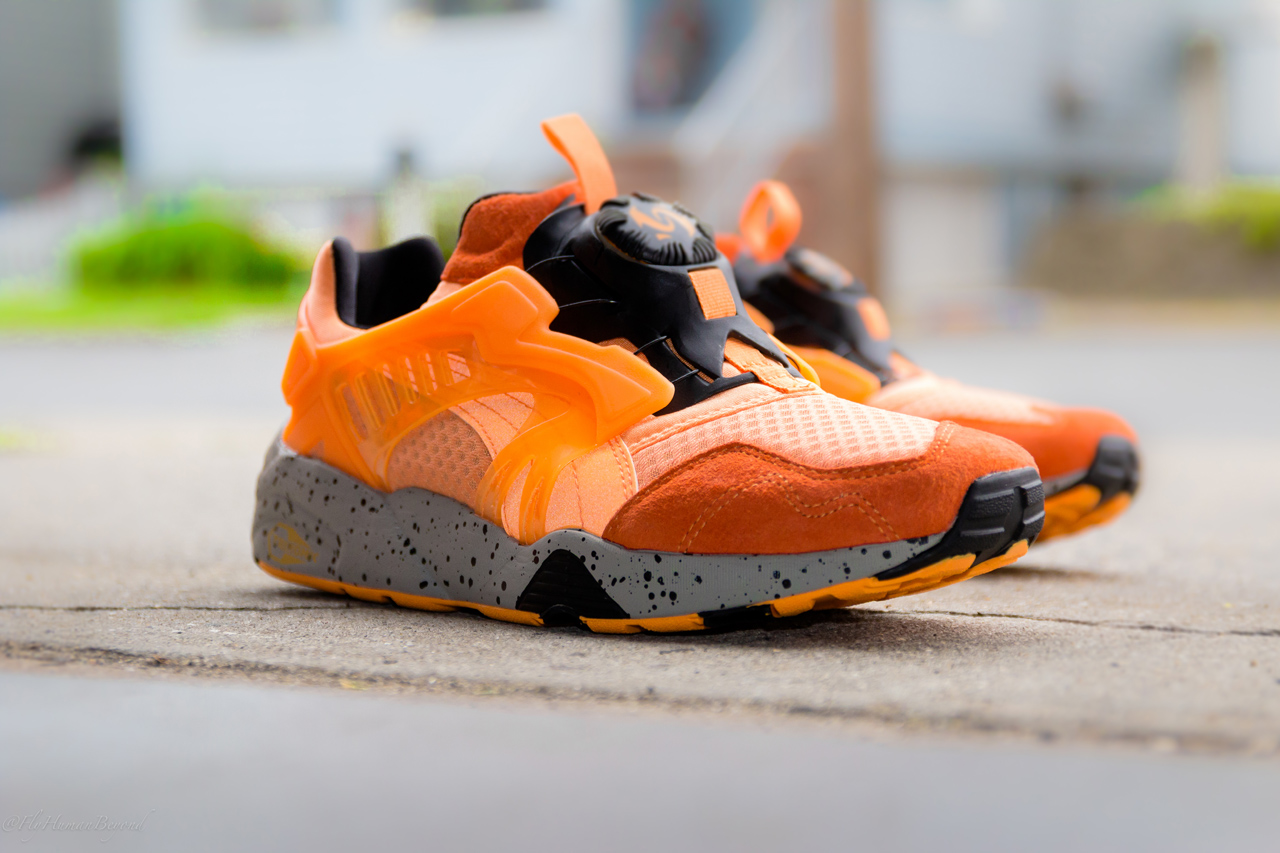 Puma trinomic disc homme on sale orange