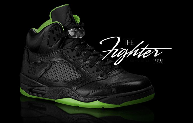 green and black jordan flights