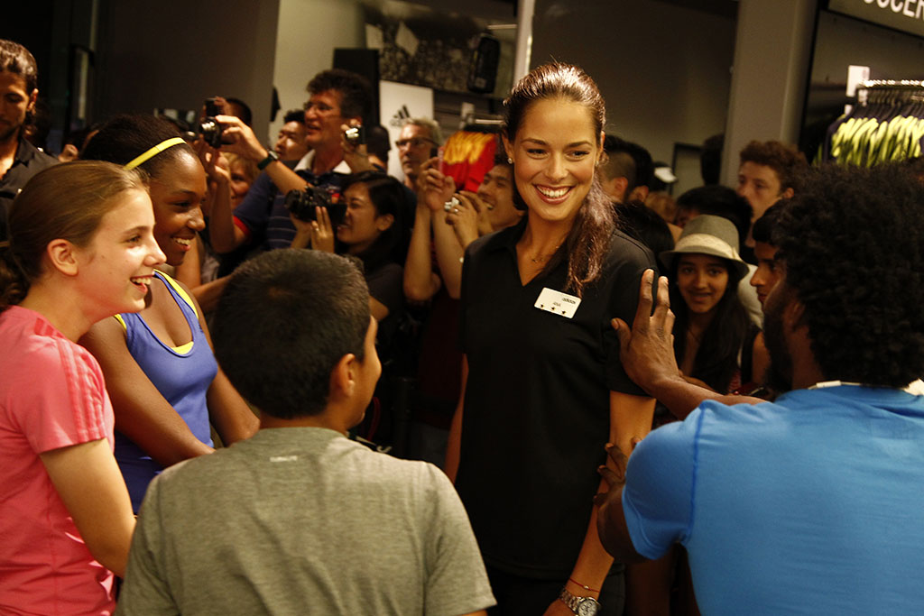 Fans Served By Tennis Stars at adidas Performance Store NY (1)