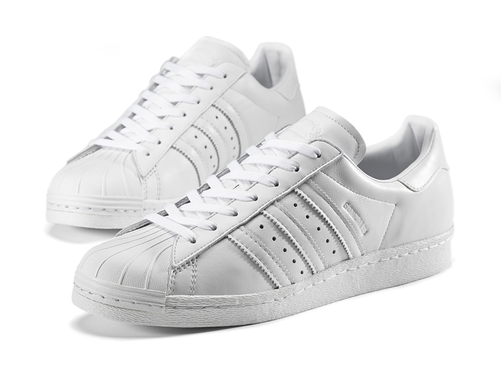 Gonz's Blank Canvas adidas Superstars | Sole Collector