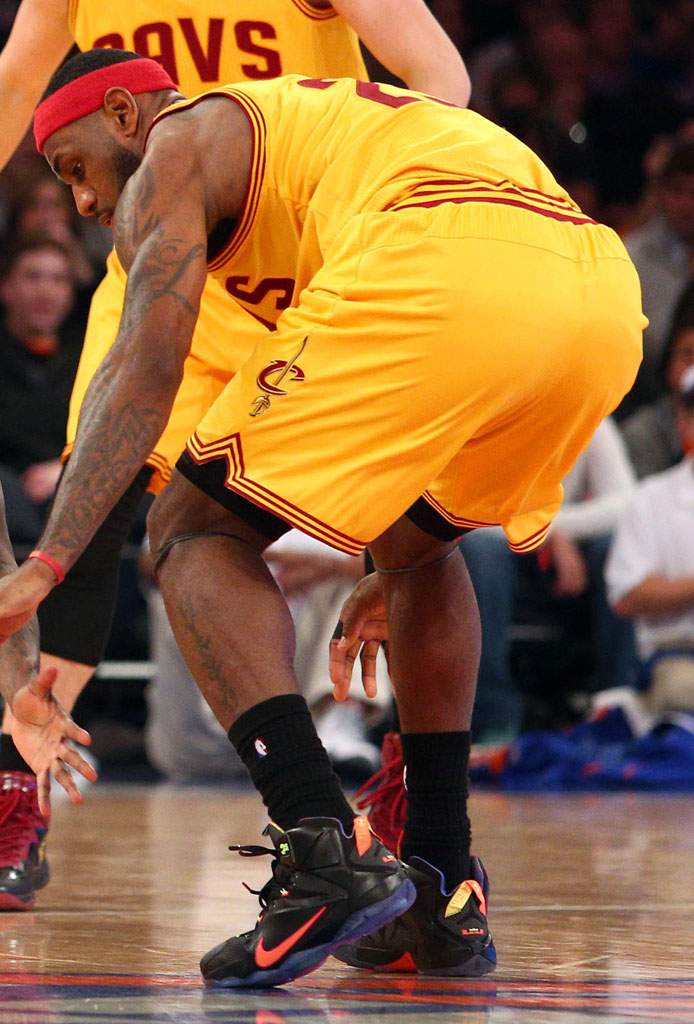 LeBron James wearing 'Data' Nike LeBron 12 (5)