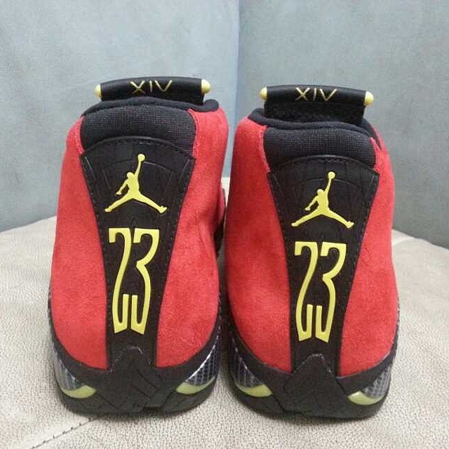 Air Jordan 14 XIV Red Suede (3)