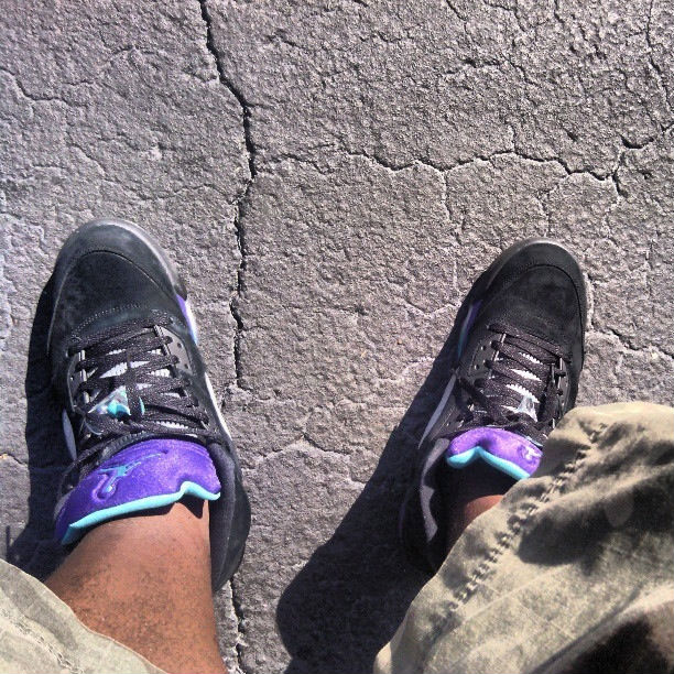 Spotlight // Forum Staff Weekly WDYWT? - Air Jordan 5 V Retro Black Grape by goldenchild9389