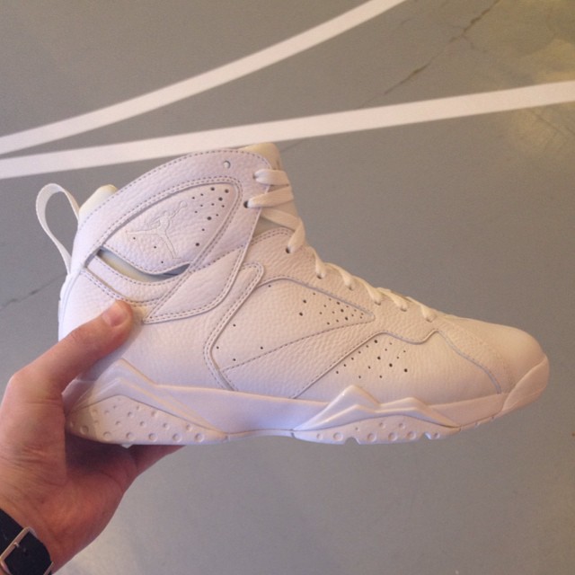 Air Jordan VII 7 All-White Sample