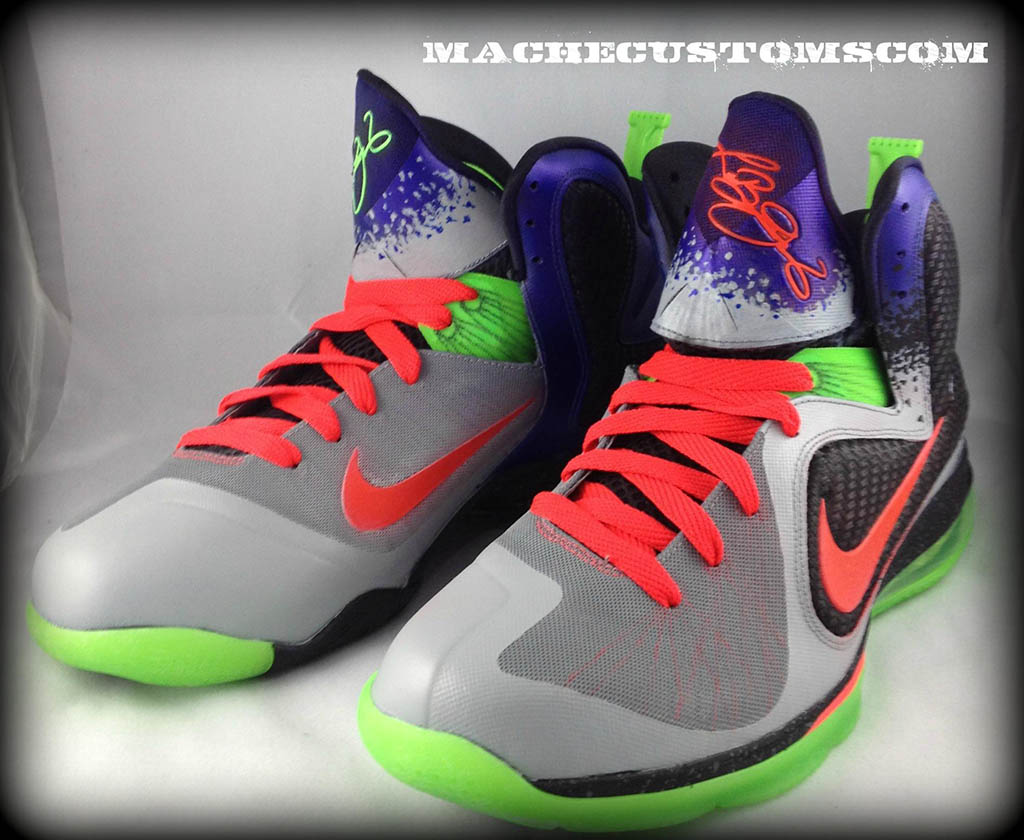 Nike LeBron 9 Un NERF by Mache Custom Kicks (2)