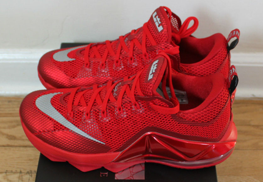 lebron 12 low university red