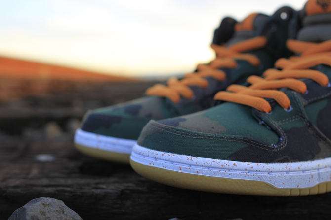 510 Skate Shop x Nike SB Dunk High Fog Camo toe