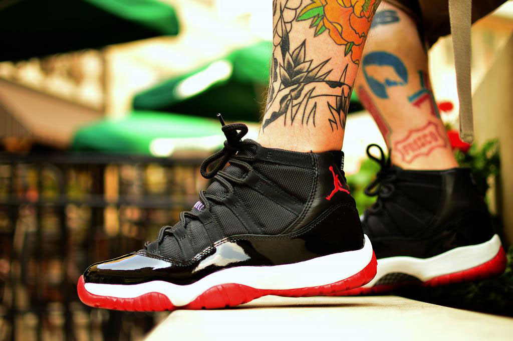 mjow1999 in the 'Bred' Air Jordan XI 11 Retro '01