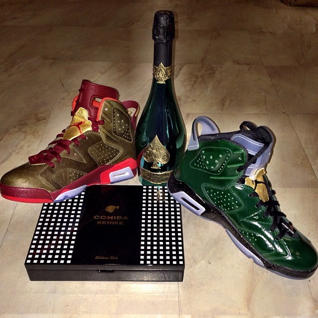 Fabolous Picks Up Air Jordan VI 6 Cigar & Champagne