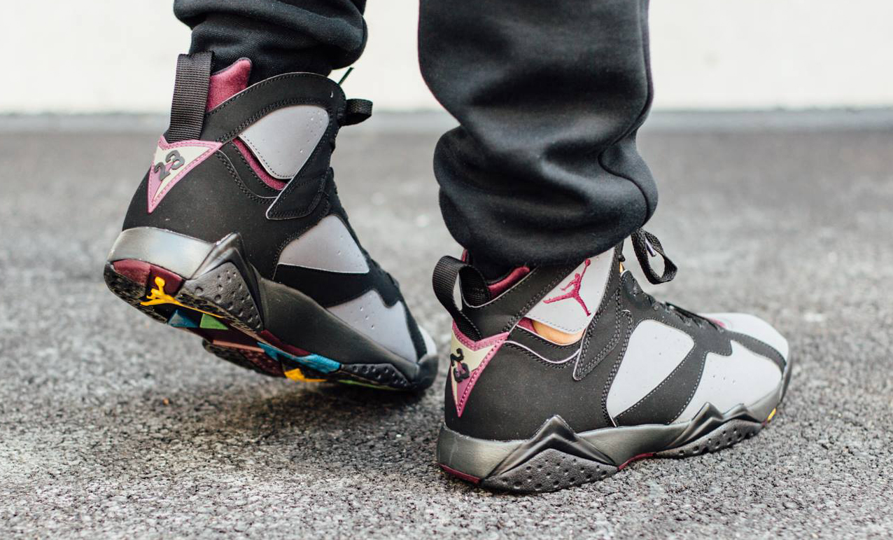 jordan 7 on feet