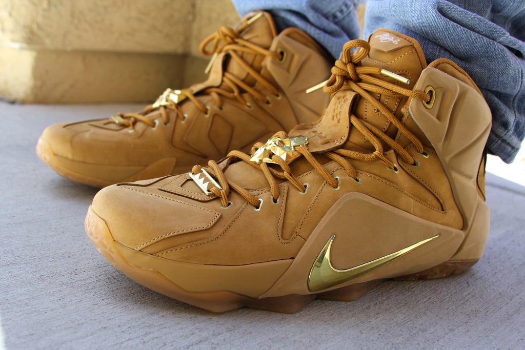 lebron james wheat shoes