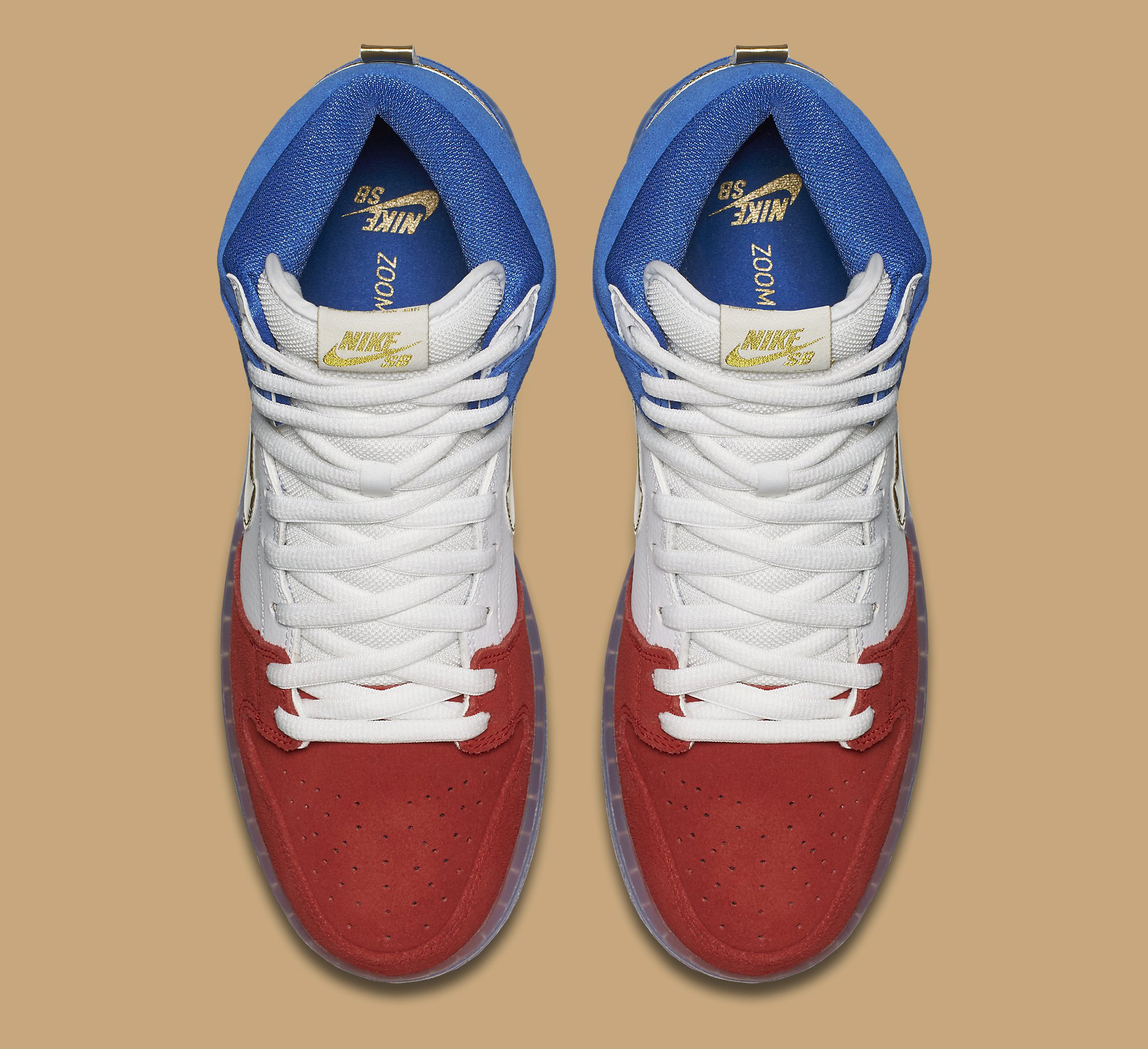 nike sb red white and blue