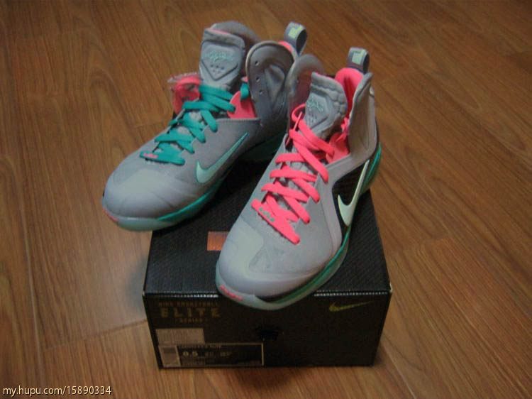 lebron 9 south beach pink laces