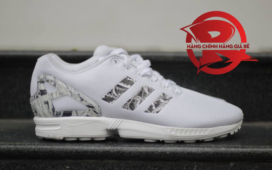 adidas zx flux white and black