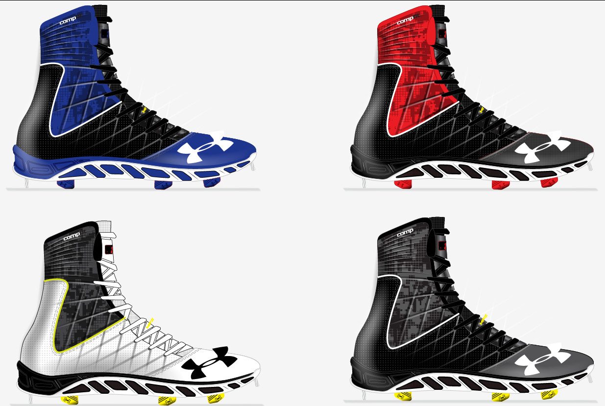 ua spine highlight st baseball cleats