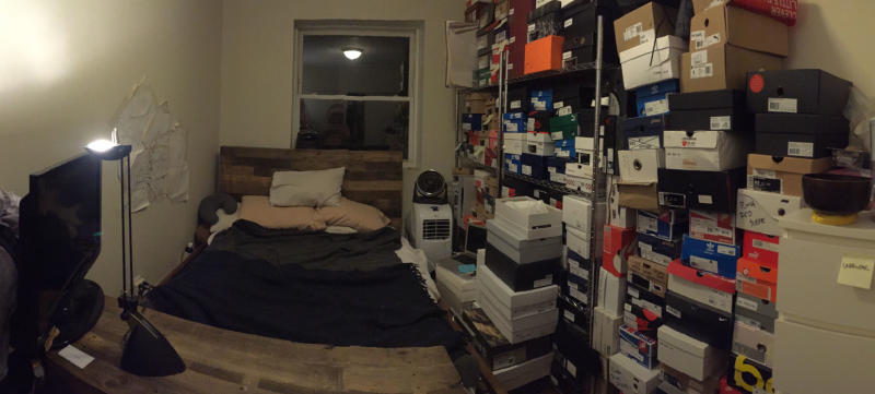 sneaker bedroom