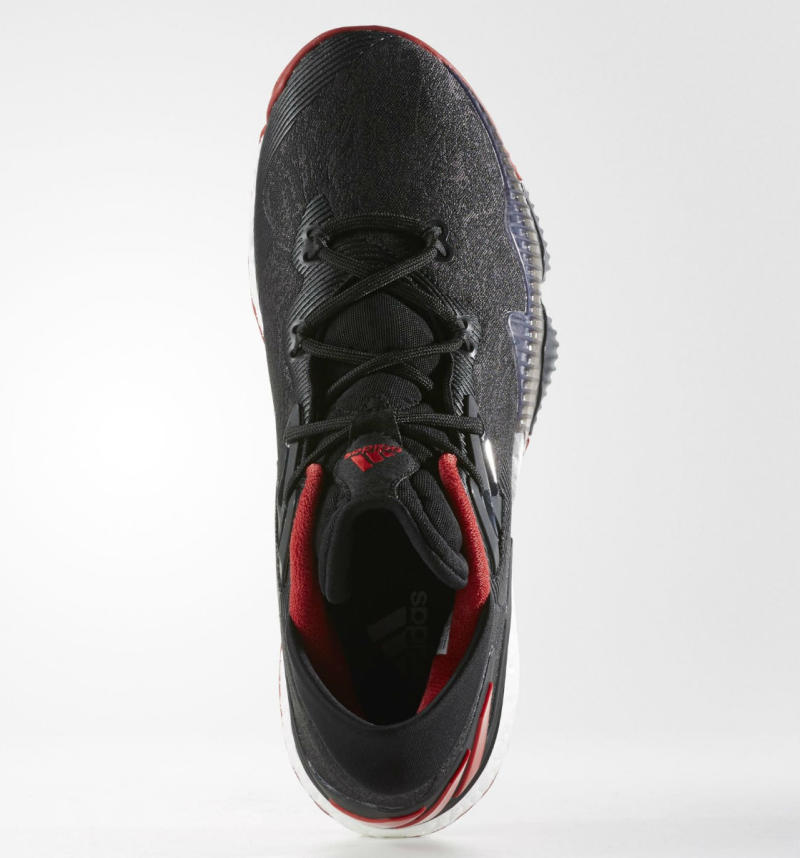 adidas crazylight boost 2016 black red