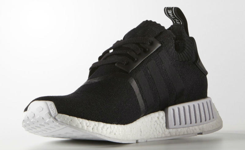 adidas NMD R1 Primeknit Monochrome Pack Black (4)