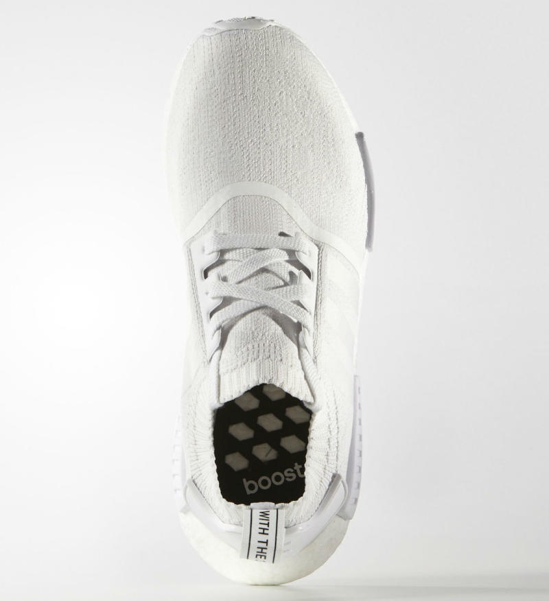 adidas NMD R1 Primeknit Monochrome Pack White (2)