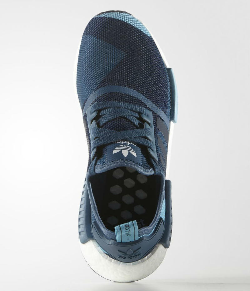 Lappe sensor Kontur adidas NMD_R1 Blue Geometric Camo | Sole Collector