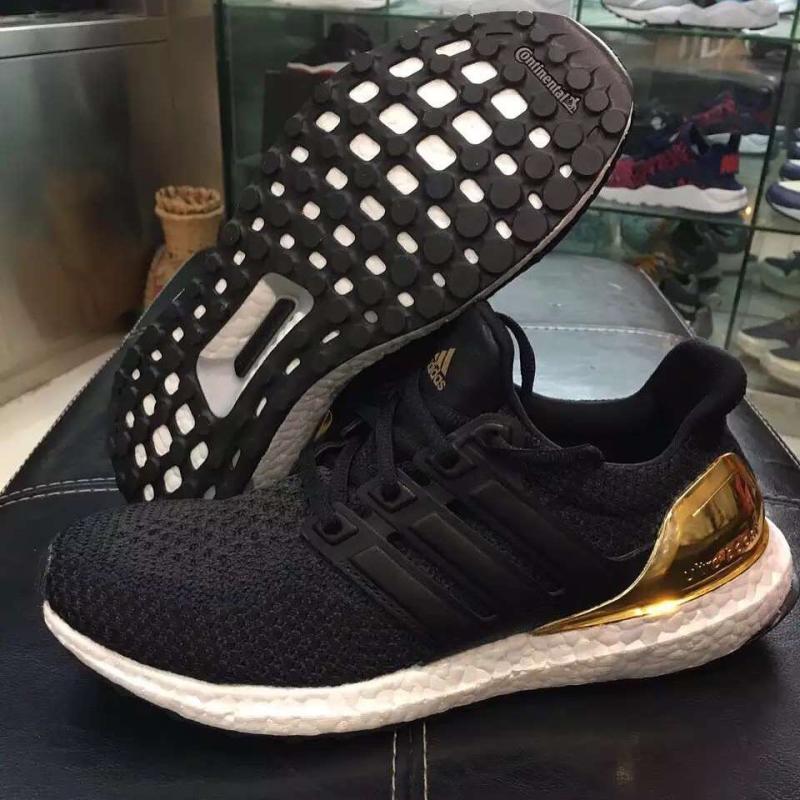 ultra boost x black and gold