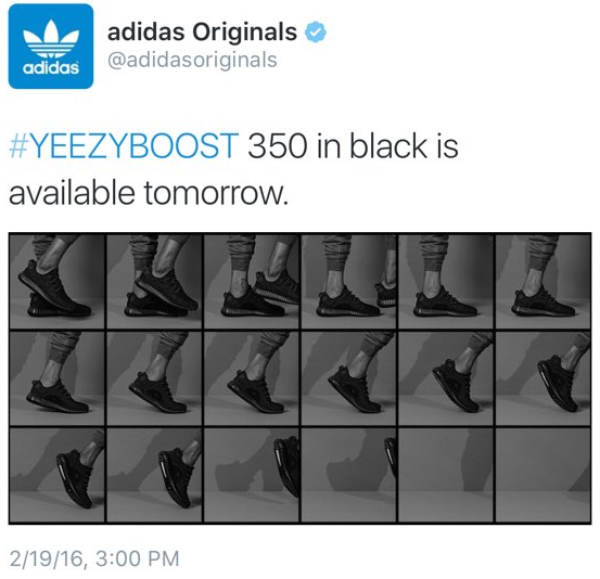 Adidas Yeezy 350 Boost Black Restock 