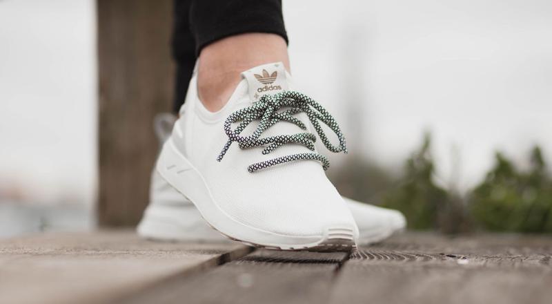 adidas white zx flux