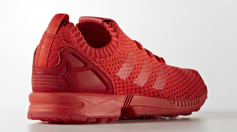 full red adidas zx flux