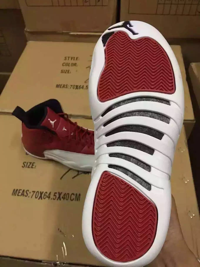 jordan 12 red size 7