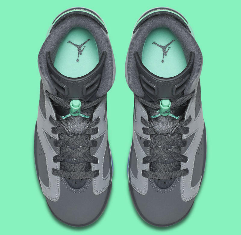 jordan 6 green glow mens