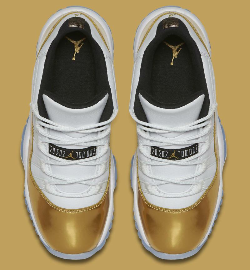 jordan 11 low closing ceremony on feet