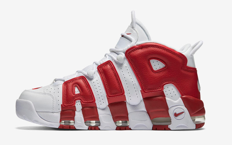 Nike Air More Uptempo White/Varsity Red