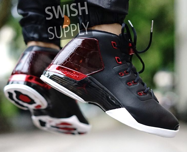 jordan 17 black and red