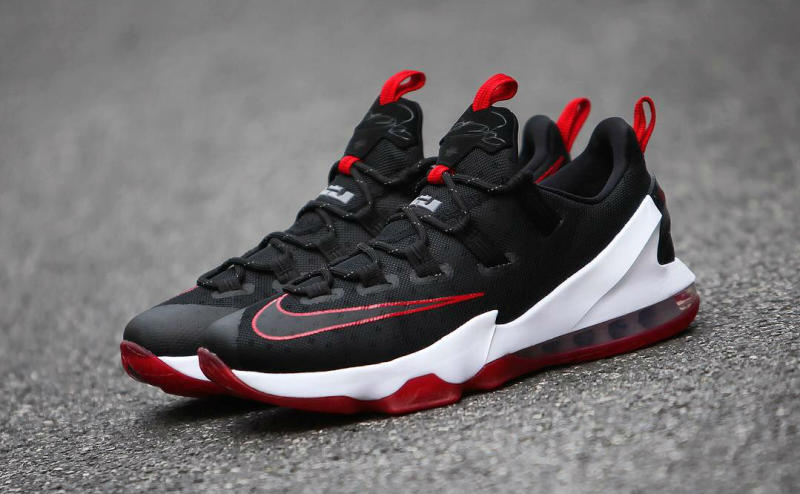 lebron 13 red and black