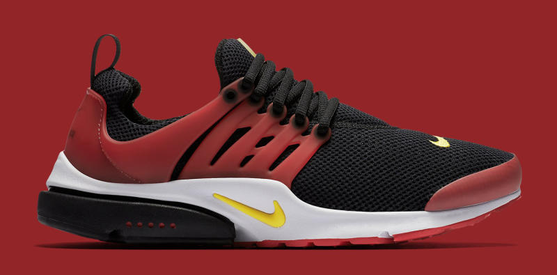 nike presto black red