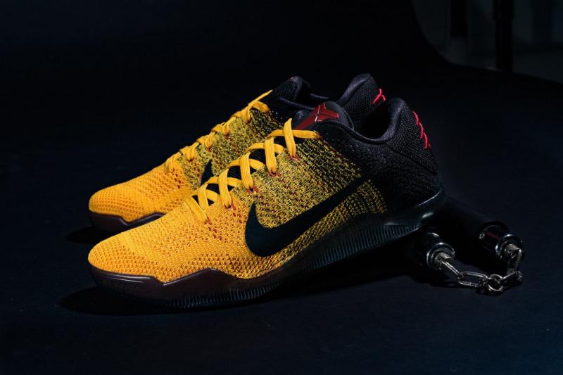 kobe 11 bruce lee on feet