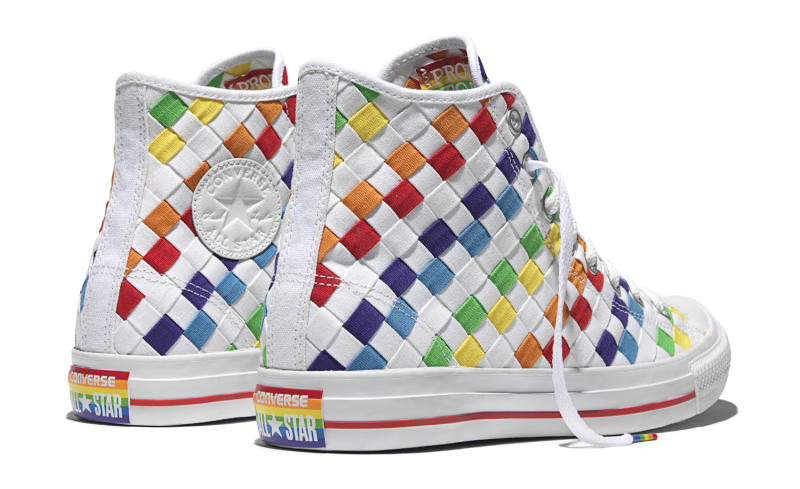 rainbow converse sneakers