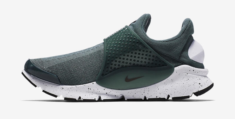 nike sock dart green