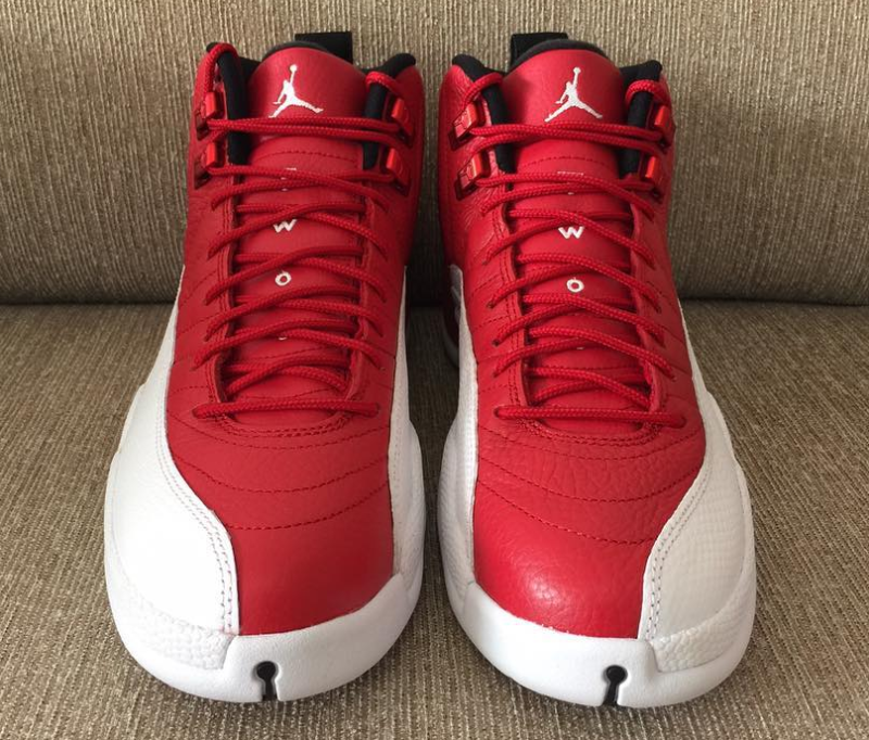 retro 12s red and white