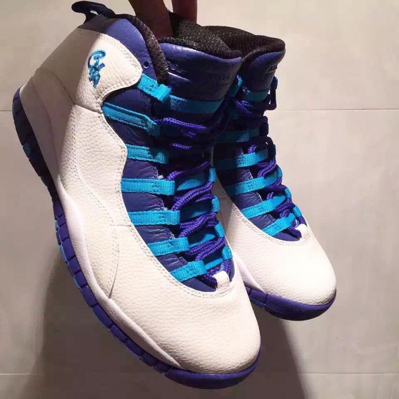 jordan 10 purple and blue