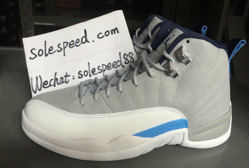 jordan 12 white and blue