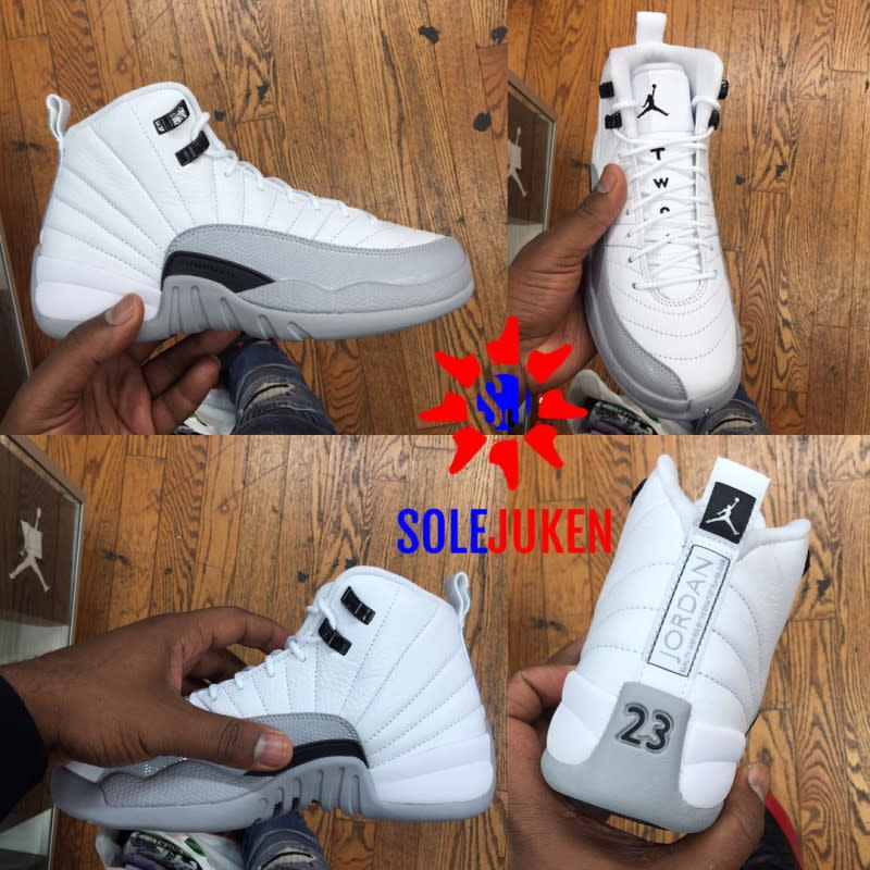 Air Jordan XII 12 White/Grey-Black | Sole Collector