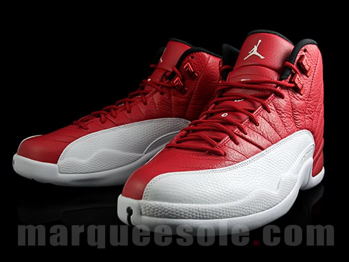 jordan retro 12 white and red