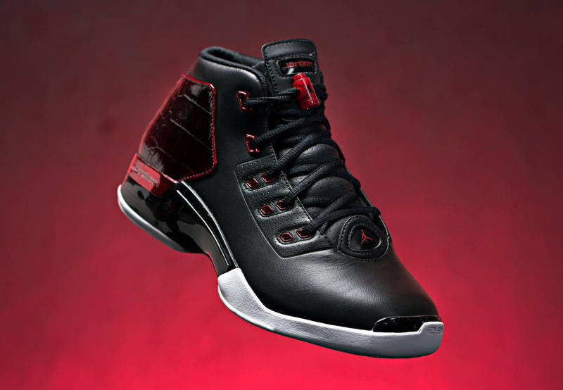 jordan 17 red and black