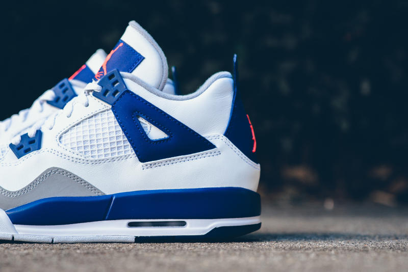 jordan 4 orange and blue