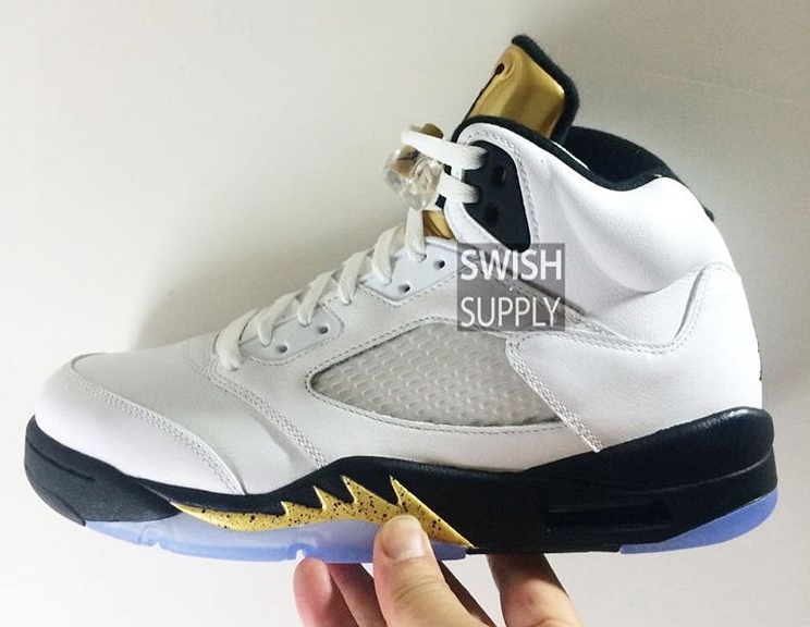 jordan retro 5 gold