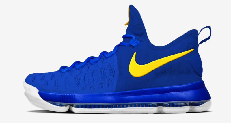 yellow kevin durant shoes