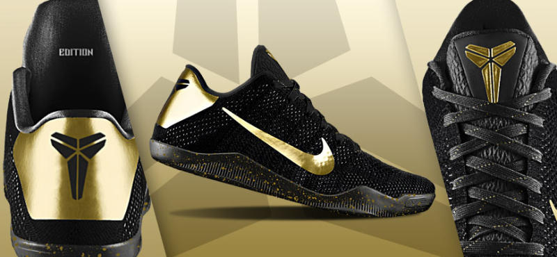 kobe 11 black and gold