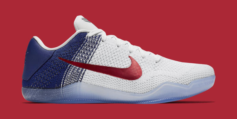 kobe shoes red and blue