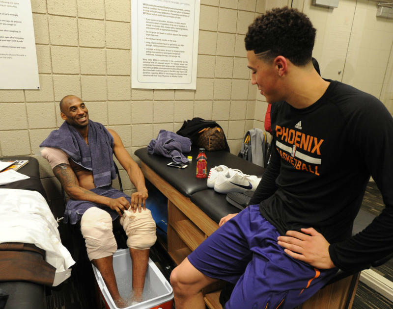 devin booker and kobe bryant shoes